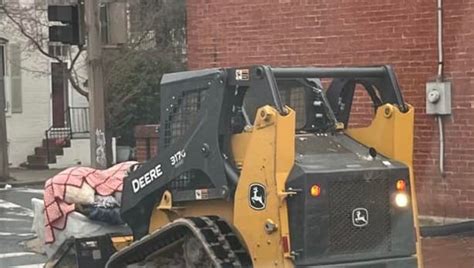 Man drives track loader through Frederick refusing to stop, 